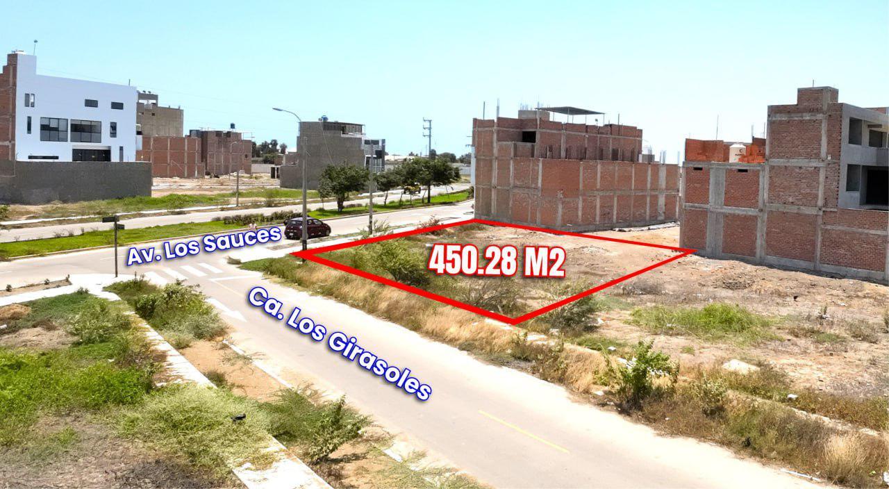 VENTA DE TERRENO DE 450.28 M2 EN URB. LOS NOGALES